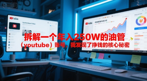 付费文章：拆解一个年入250W的油管（youtube）账号，我发现了挣钱的核心秘密-来友网创